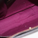 BURBERRY Nova Check Shoulder Bag Wool Green Gold Auth BA8917-16