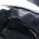 CHANEL Matelasse Chain Waist bag Lamb Skin Black Gold CC Auth BA8921-25