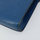 LOUIS VUITTON Epi Art Deco Clutch Bag Blue M52635 LV Auth BA8924-15