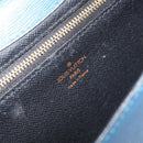 LOUIS VUITTON Epi Art Deco Clutch Bag Blue M52635 LV Auth BA8924-9
