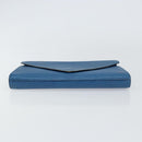 LOUIS VUITTON Epi Art Deco Clutch Bag Blue M52635 LV Auth BA8924-6