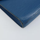 LOUIS VUITTON Epi Art Deco Clutch Bag Blue M52635 LV Auth BA8924-14