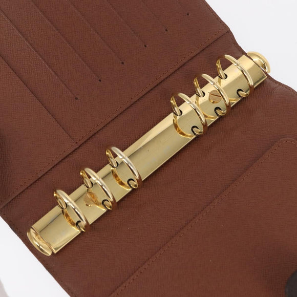 LOUIS VUITTON Monogram Agenda MM Day Planner Cover R20105 LV Auth BA8928