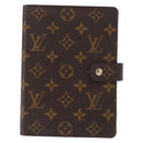 LOUIS VUITTON Monogram Agenda MM Day Planner Cover R20105 LV Auth BA8928-13