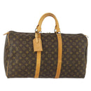 LOUIS VUITTON Monogram Keepall 50 Boston Bag M41426 LV Auth BA8931-1