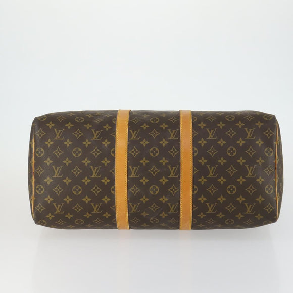 LOUIS VUITTON Monogram Keepall 50 Boston Bag M41426 LV Auth BA8931