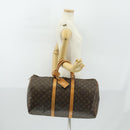 LOUIS VUITTON Monogram Keepall 50 Boston Bag M41426 LV Auth BA8933-24