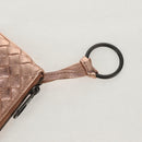 BOTTEGA VENETA INTRECCIATO Coin Purse Leather Pink Auth BA8939V-8