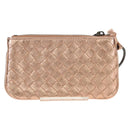 BOTTEGA VENETA INTRECCIATO Coin Purse Leather Pink Auth BA8939V-2