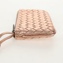 BOTTEGA VENETA INTRECCIATO Coin Purse Leather Pink Auth BA8939V-3