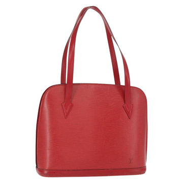 LOUIS VUITTON Epi Lussac Shoulder Bag Red M52287 LV Auth BA8954