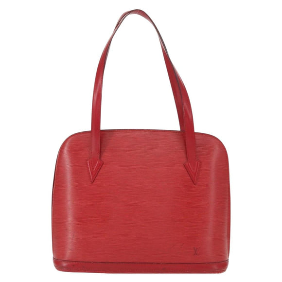 LOUIS VUITTON Epi Lussac Shoulder Bag Red M52287 LV Auth BA8954