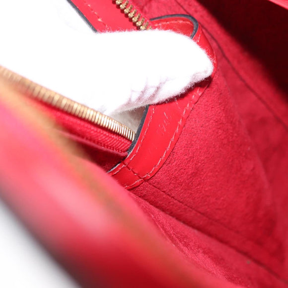 LOUIS VUITTON Epi Lussac Shoulder Bag Red M52287 LV Auth BA8954