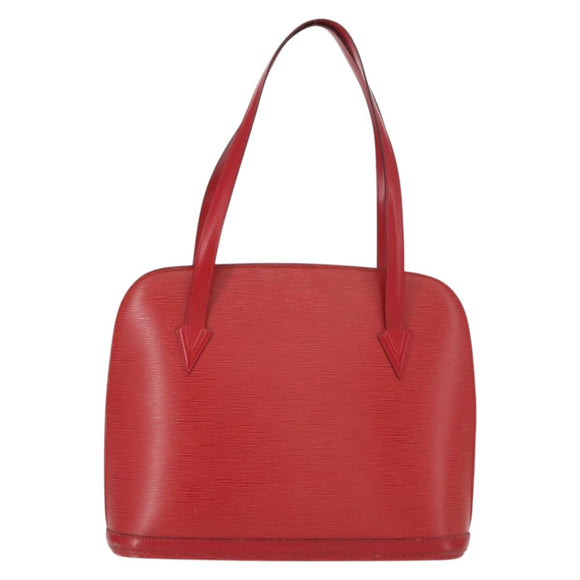 LOUIS VUITTON Epi Lussac Shoulder Bag Red M52287 LV Auth BA8954