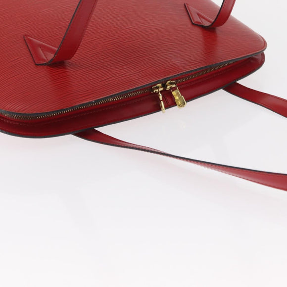 LOUIS VUITTON Epi Lussac Shoulder Bag Red M52287 LV Auth BA8954