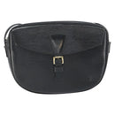 LOUIS VUITTON Epi Jeune Fille MM Shoulder Bag Black M52152 LV Auth BA8955-13