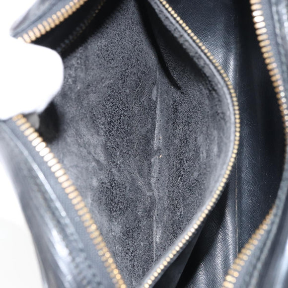 LOUIS VUITTON Epi Jeune Fille MM Shoulder Bag Black M52152 LV Auth BA8955