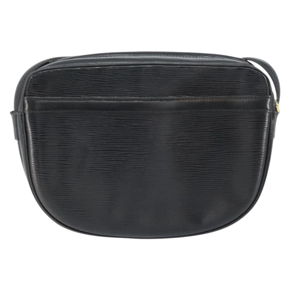 LOUIS VUITTON Epi Jeune Fille MM Shoulder Bag Black M52152 LV Auth BA8955