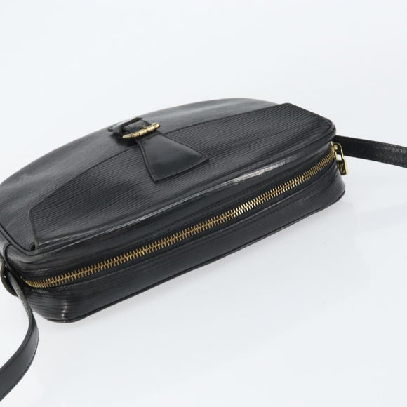 LOUIS VUITTON Epi Jeune Fille MM Shoulder Bag Black M52152 LV Auth BA8955