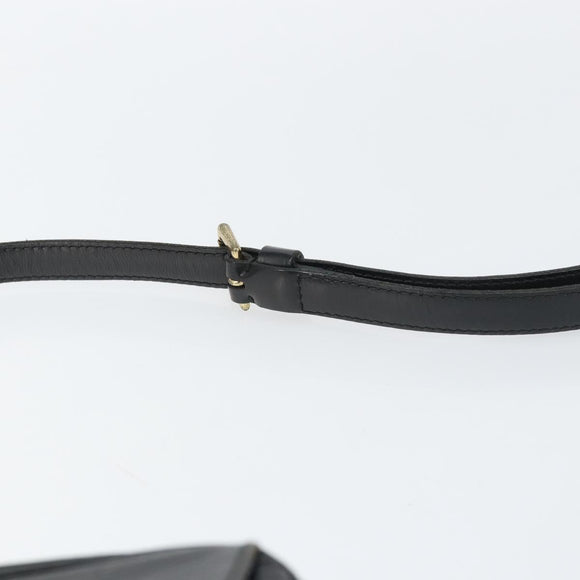 LOUIS VUITTON Epi Jeune Fille MM Shoulder Bag Black M52152 LV Auth BA8955