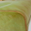 LOUIS VUITTON Monogram Vernis Houston Hand Bag Baby Blue M91005 LV Auth BA8959-16