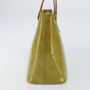 LOUIS VUITTON Monogram Vernis Houston Hand Bag Baby Blue M91005 LV Auth BA8959-3