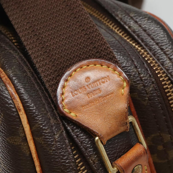LOUIS VUITTON Monogram Reporter PM Shoulder Bag M45254 LV Auth BA896