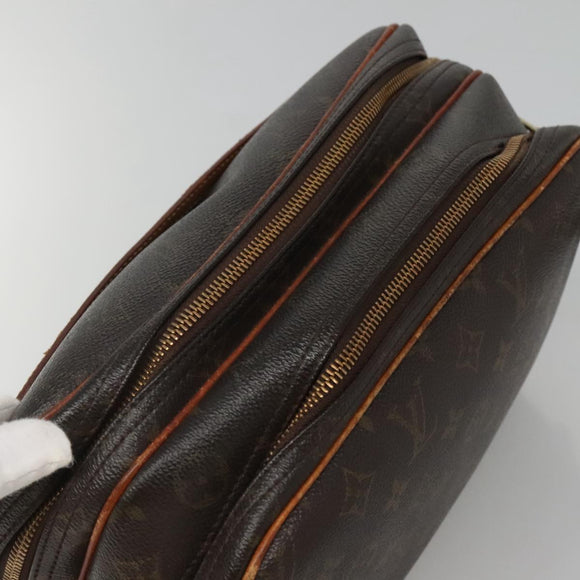 LOUIS VUITTON Monogram Reporter PM Shoulder Bag M45254 LV Auth BA896