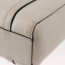 BALENCIAGA Everyday Tote XXS Bag Leather 2way White Silver 551815 Auth BA8961-15