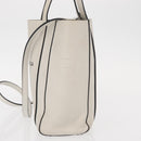 BALENCIAGA Everyday Tote XXS Bag Leather 2way White Silver 551815 Auth BA8961-4