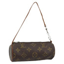LOUIS VUITTON Monogram Papillon Pouch LV Auth BA8962-1