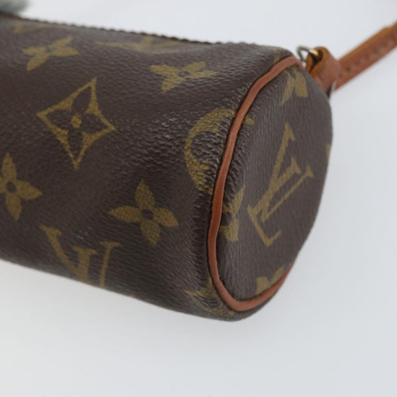 LOUIS VUITTON Monogram Papillon Pouch LV Auth BA8962