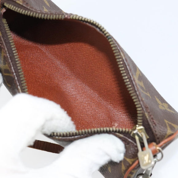 LOUIS VUITTON Monogram Papillon Pouch LV Auth BA8962