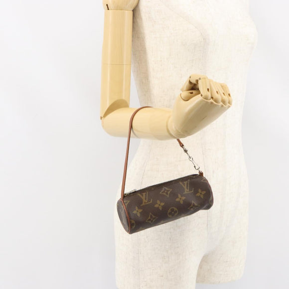 LOUIS VUITTON Monogram Papillon Pouch LV Auth BA8962