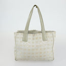 CHANEL New Travel line Tote Bag Nylon 2 Set Blue Beige CC Auth BA8965-11
