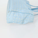 CHANEL New Travel line Tote Bag Nylon 2 Set Blue Beige CC Auth BA8965-4