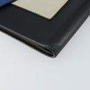 CELINE Chain Shoulder Wallet Bag Leather Multicolor Gold Auth BA8968-15