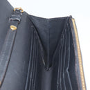 CELINE Chain Shoulder Wallet Bag Leather Multicolor Gold Auth BA8968-20