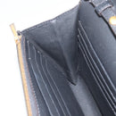 CELINE Chain Shoulder Wallet Bag Leather Multicolor Gold Auth BA8968-21