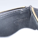 CELINE Chain Shoulder Wallet Bag Leather Multicolor Gold Auth BA8968-12