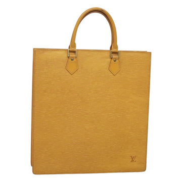 LOUIS VUITTON Epi Sac Plat Hand Bag Yellow M52079 LV Auth BA897