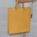 LOUIS VUITTON Epi Sac Plat Hand Bag Yellow M52079 LV Auth BA897-20