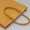 LOUIS VUITTON Epi Sac Plat Hand Bag Yellow M52079 LV Auth BA897-6