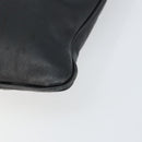Salvatore Ferragamo Shoulder Bag Leather Black Silver Auth BA8970-8
