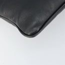 Salvatore Ferragamo Shoulder Bag Leather Black Silver Auth BA8970-15
