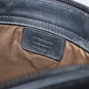 Salvatore Ferragamo Shoulder Bag Leather Black Silver Auth BA8970-12