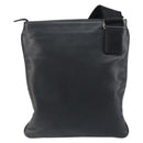 Salvatore Ferragamo Shoulder Bag Leather Black Silver Auth BA8970-2