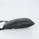 Salvatore Ferragamo Shoulder Bag Leather Black Silver Auth BA8970-4