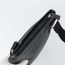 Salvatore Ferragamo Shoulder Bag Leather Black Silver Auth BA8970-6