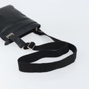 Salvatore Ferragamo Shoulder Bag Leather Black Silver Auth BA8970-7